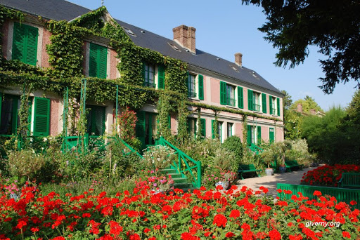 Claude Monet's house and gardens in Givenchy, France.